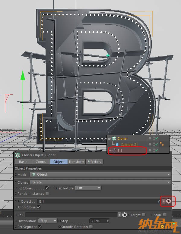 Cinema 4D打造超有創意的立體數字 飛特網 Cinema 4D教程 Cinema4D打造超有創意的立體數